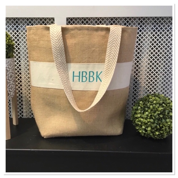 The Nantucket Tote Natural with Teal - Picture 2 of 7